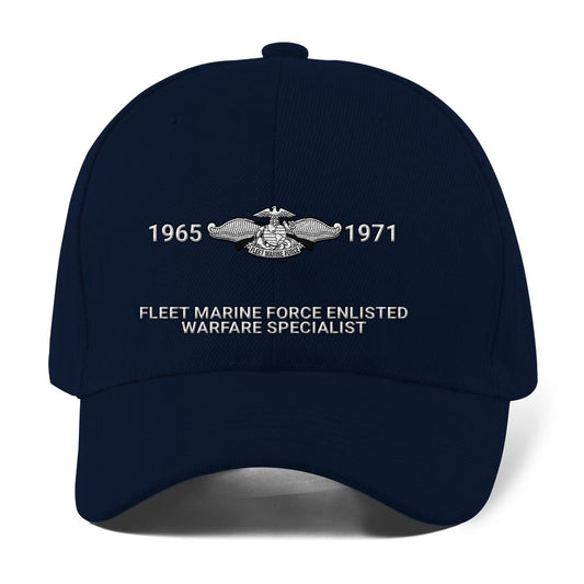 Us Air Force Cap, Customized Fleet Marine Force Enlisted Warfare Specialist Embroidered Cap, Embroidered Dad Hat