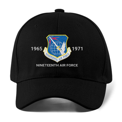 Us Air Force Cap, Customized Nineteenth Air Force Embroidered Cap, Embroidered Dad Hat