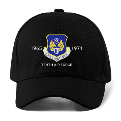 Us Air Force Cap, Customized Tenth Air Force Embroidered Cap, Embroidered Dad Hat