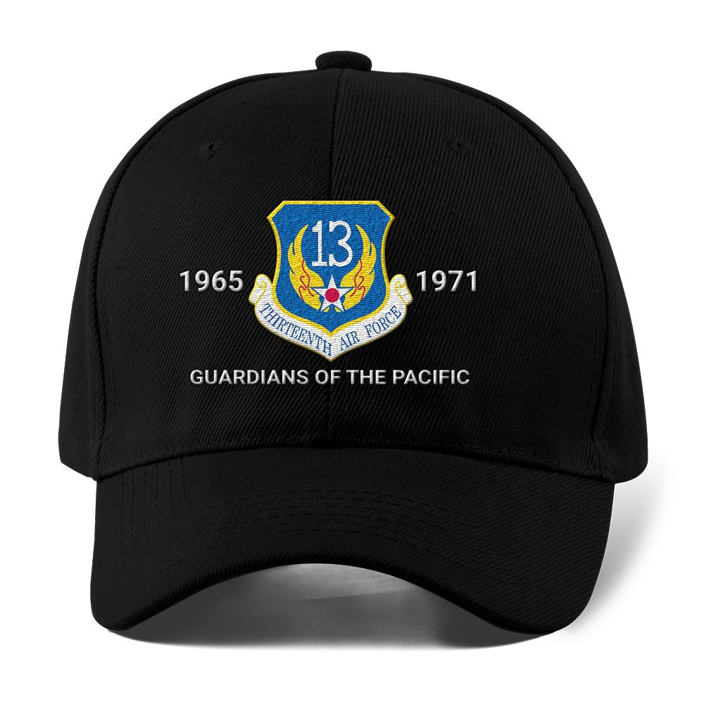 Us Air Force Cap, Customized Thirteenth Air Force Air Forces Pacific Embroidered Cap, Embroidered Dad Hat