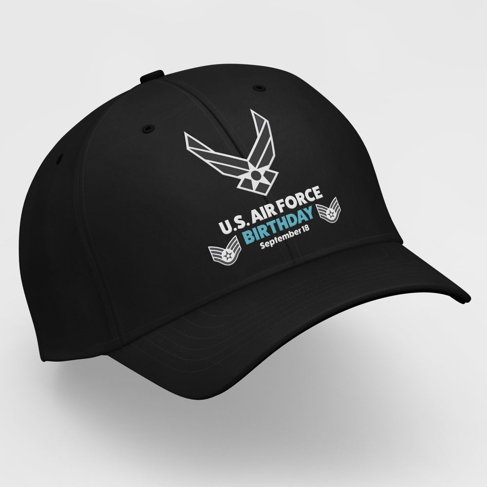 Us Air Force Cap, Customized  US Air Force Birthday September 18 Embroidered Cap, Embroidered Dad Hat