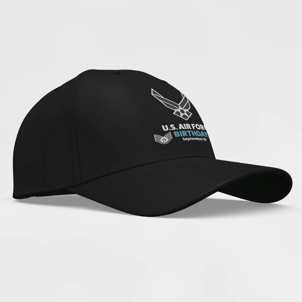 Us Air Force Cap, Customized  US Air Force Birthday September 18 Embroidered Cap, Embroidered Dad Hat