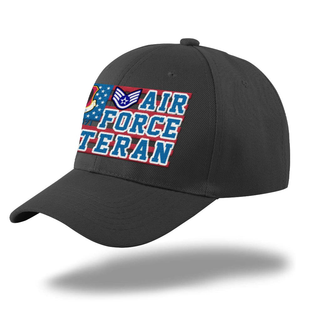 Us Air Force Cap, Customized US Air Force Veteran Logo Embroidered Cap, Embroidered Dad Hat