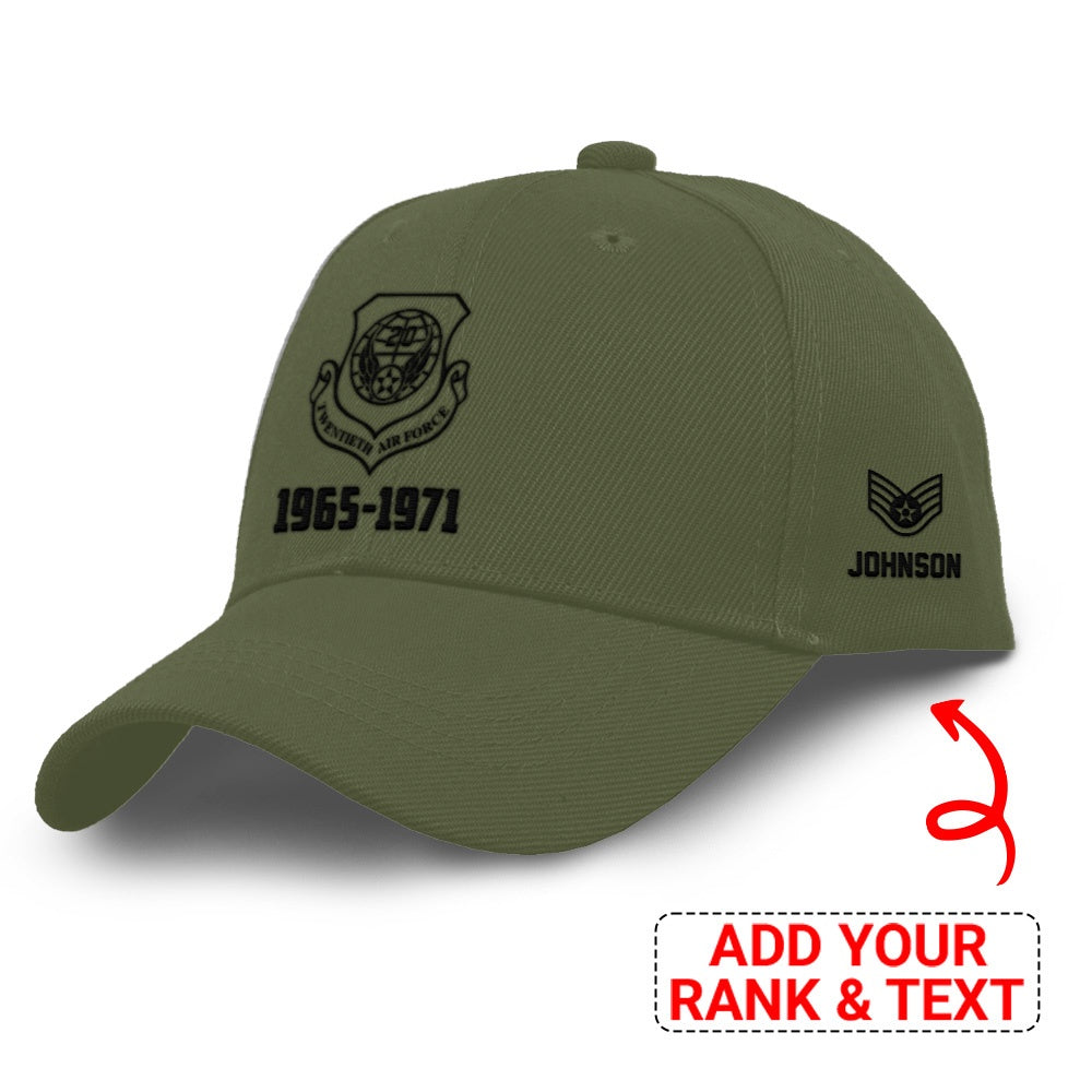 Us Air Force Cap, Customized U S Veteran Usaf Commands Embroidered Cap, Embroidered Dad Hat