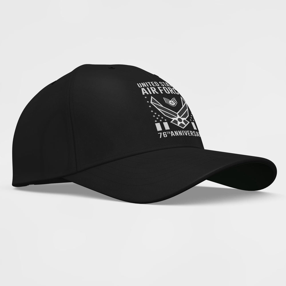 Us Air Force Cap, Customized United States Air Force 76Th Anniversary Embroidered Cap, Embroidered Dad Hat
