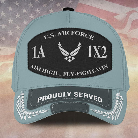 Us Air Force Cap, Customized Us Air Force Commands Proudly Served Embroidered Cap, Embroidered Dad Hat