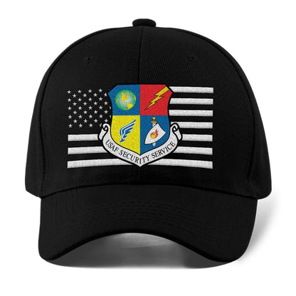 Us Air Force Cap, Customized Us Air Force Insignias On The Flag Embroidered Cap, Embroidered Dad Hat