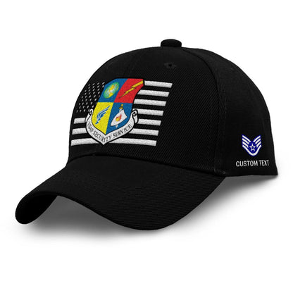 Us Air Force Cap, Customized Us Air Force Insignias On The Flag Embroidered Cap, Embroidered Dad Hat
