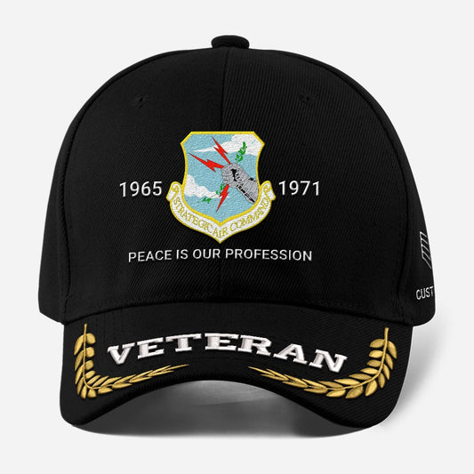 Us Air Force Cap, Customized Us Veteran Air Force Peace Is Our Profession Embroidered Cap, Embroidered Dad Hat