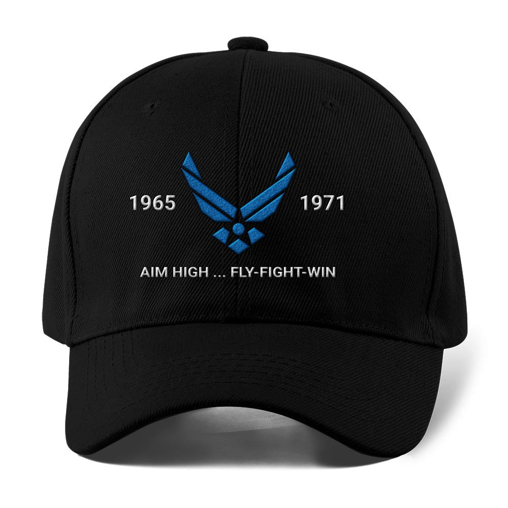 Us Air Force Cap, Customized Usaf Logo Embroidered Cap, Embroidered Dad Hat