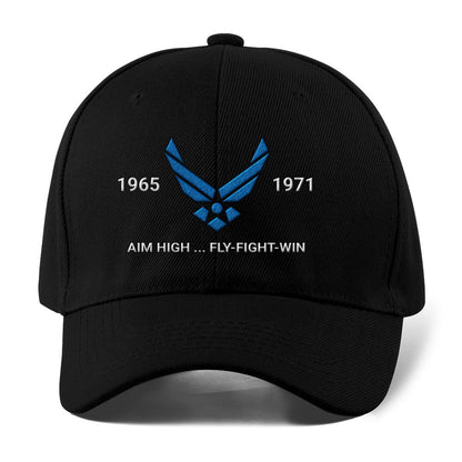 Us Air Force Cap, Customized Usaf Logo Embroidered Cap, Embroidered Dad Hat