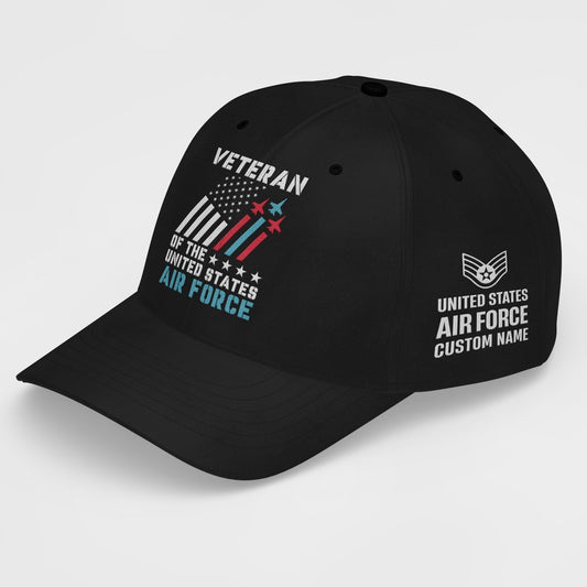 Us Air Force Cap, Customized Veteran Of The US Air Force 76Th Anniversary Embroidered Cap, Embroidered Dad Hat