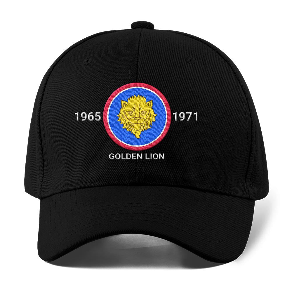 Us Army Veteran Caps, Customized 106Th Infantry Division Golden Lion Embroidered Cap, Embroidered Dad Hat