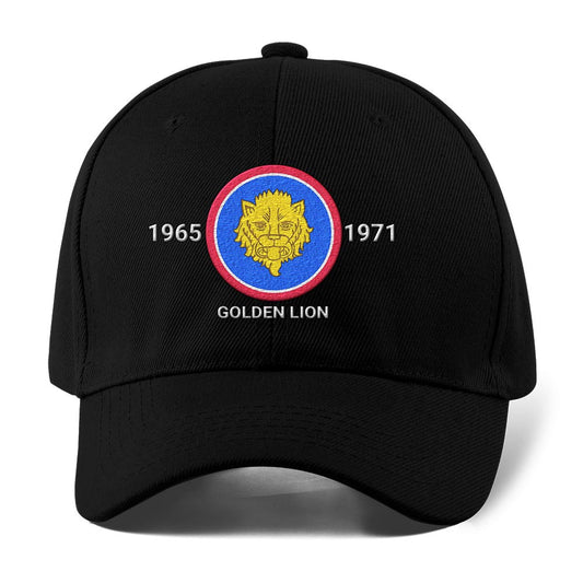Us Army Veteran Caps, Customized 106Th Infantry Division Golden Lion Embroidered Cap, Embroidered Dad Hat