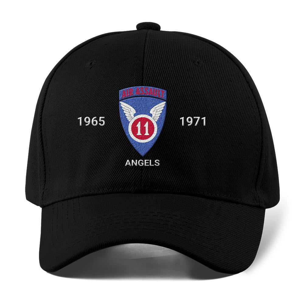 Us Army Veteran Caps, Customized 11Th Air Assault Division Formerly 11Th Airborne Division Embroidered Cap, Embroidered Dad Hat