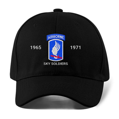 Us Army Veteran Caps, Customized 173Rd Airborne Brigade Sky Soldiers Embroidered Cap, Embroidered Dad Hat