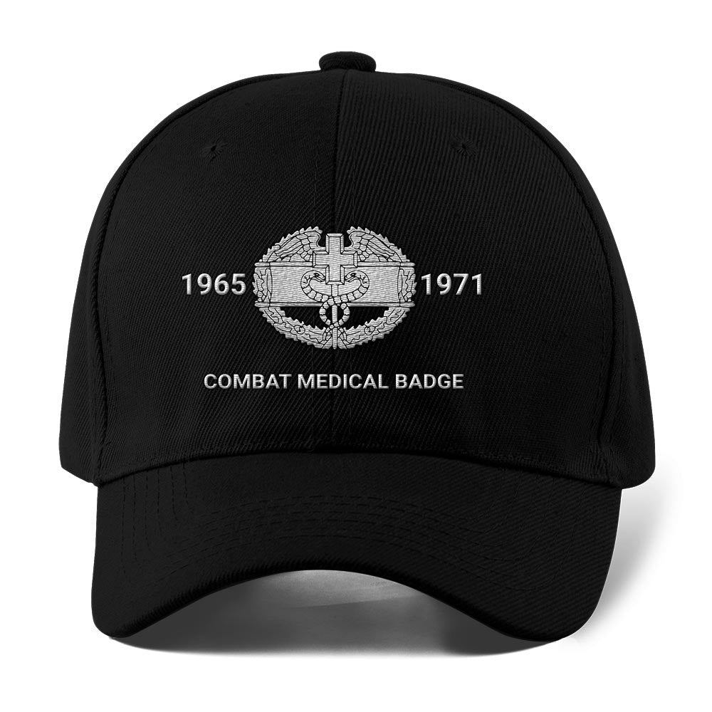 Us Army Veteran Caps, Customized 1St Award Combat Medical Embroidered Cap, Embroidered Dad Hat
