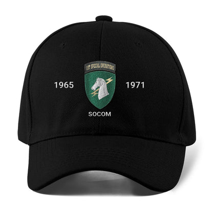 Us Army Veteran Caps, Customized 1St Special Operation Command Embroidered Cap, Embroidered Dad Hat