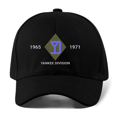 Us Army Veteran Caps, Customized 26Th Infantry Division Yankee Division Embroidered Cap, Embroidered Dad Hat