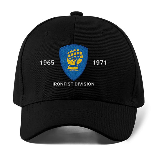 Us Army Veteran Caps, Customized 46Th Infantry Division Ironfist Division Embroidered Cap, Embroidered Dad Hat
