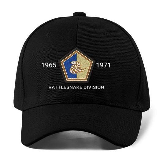 Us Army Veteran Caps, Customized 51St Infantry Division Rattlesnake Division Embroidered Cap, Embroidered Dad Hat