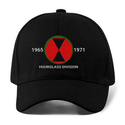 Us Army Veteran Caps, Customized 7Th Infantry Division Hourglass Division Bayonet Division California Division Embroidered Cap, Embroidered Dad Hat
