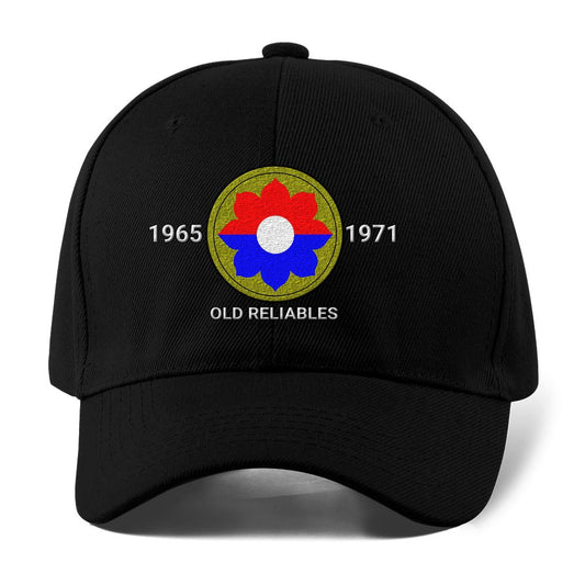 Us Army Veteran Caps, Customized 9Th Infantry Division Old Reliables Embroidered Cap, Embroidered Dad Hat
