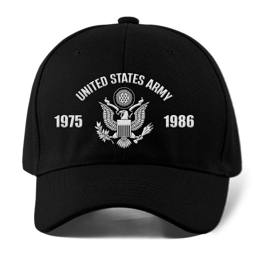 Us Army Veteran Caps, Customized  All Branches Embroidered Cap, Embroidered Dad Hat