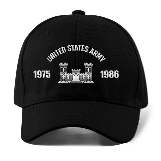 Us Army Veteran Caps, Customized  Army Branches Embroidered Cap, Embroidered Dad Hat