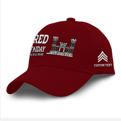 Us Army Veteran Caps, Customized  Army Branches Red Friday Until They All Come Home Embroidered Cap, Embroidered Dad Hat