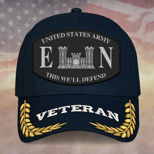 Us Army Veteran Caps, Customized  Army Branches This We'll Defend Embroidered Cap, Embroidered Dad Hat