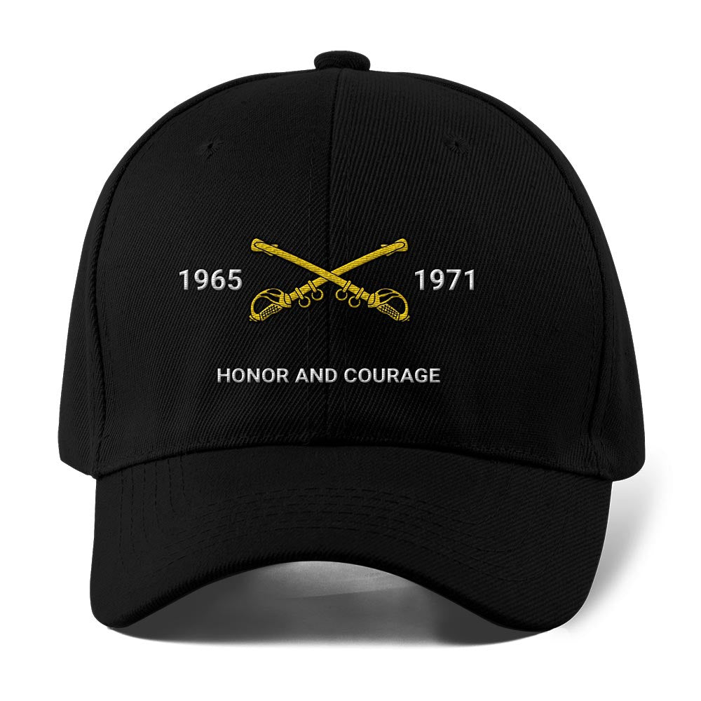 Us Army Veteran Caps, Customized Army Cavalry Embroidered Cap, Embroidered Dad Hat