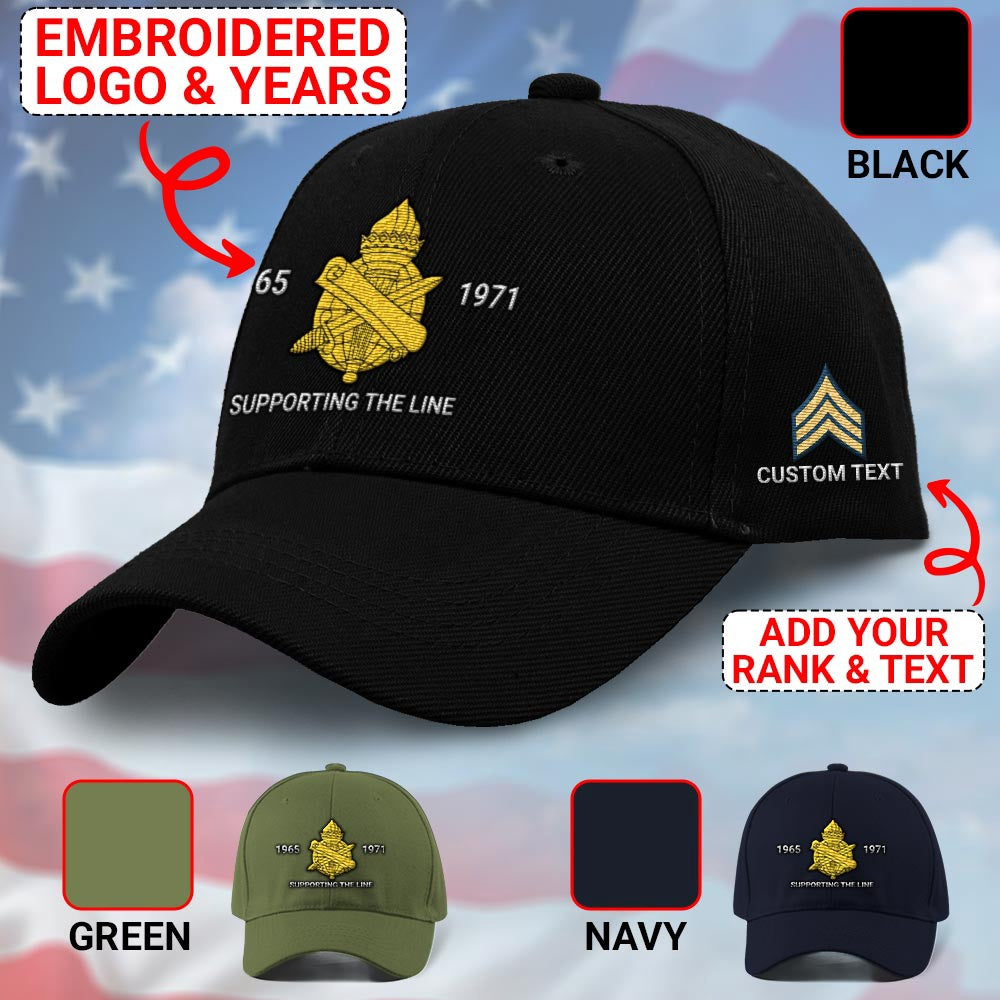 Us Army Veteran Caps, Customized Army Civil Affairs Embroidered Cap, Embroidered Dad Hat