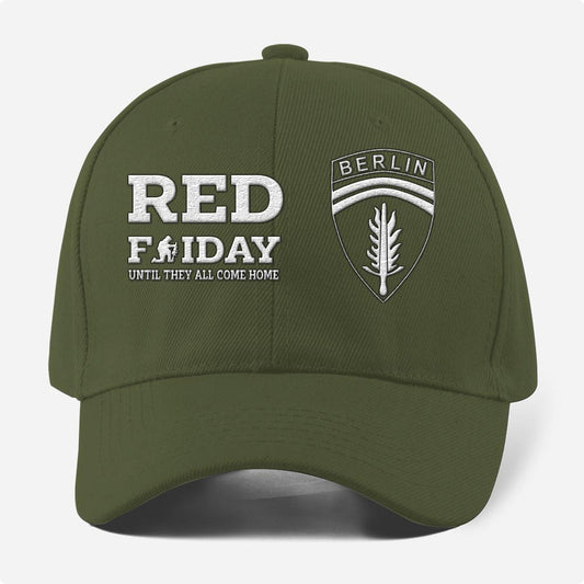 Us Army Veteran Caps, Customized  Army Divisions Red Friday Until They All Come Home Embroidered Cap, Embroidered Dad Hat
