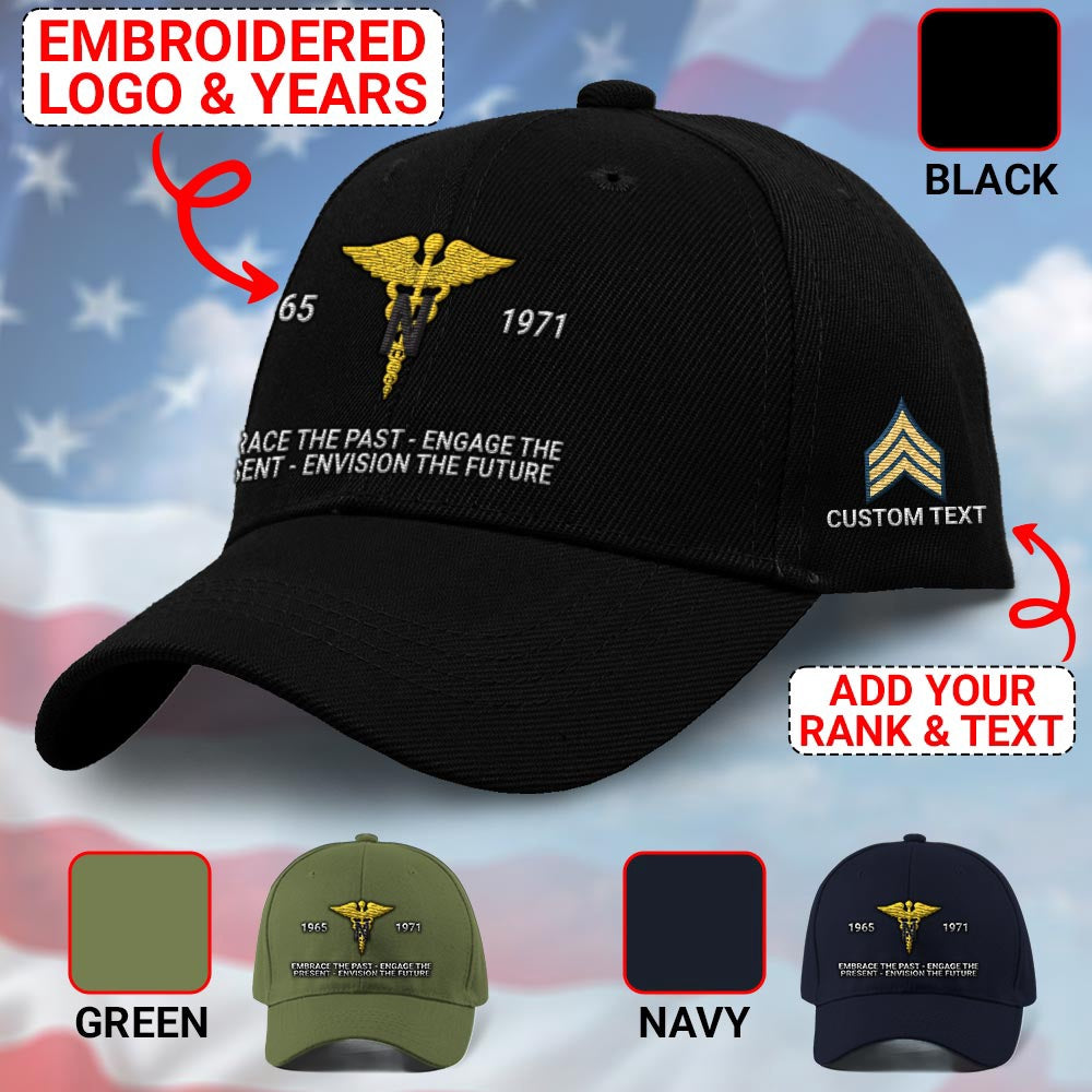 Us Army Veteran Caps, Customized Army Nurse Embroidered Cap, Embroidered Dad Hat