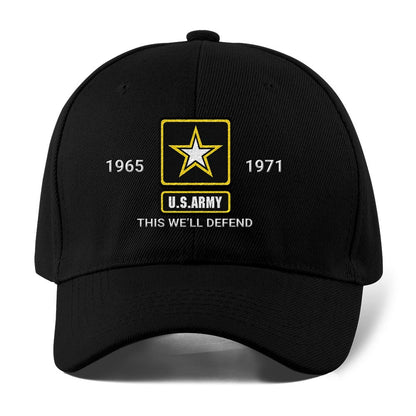 Us Army Veteran Caps, Customized Army Star Logo Before 2023 Embroidered Cap, Embroidered Dad Hat
