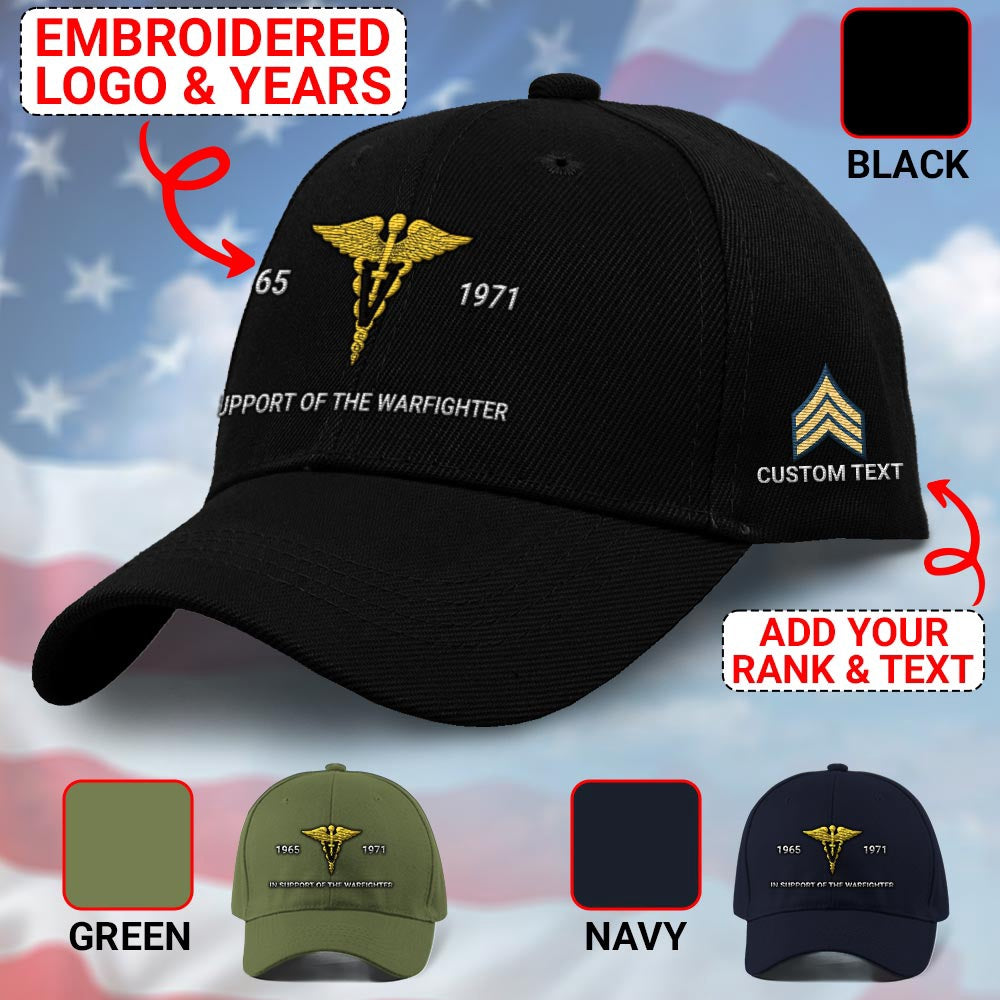 Us Army Veteran Caps, Customized Army Veterinary Corps Embroidered Cap, Embroidered Dad Hat
