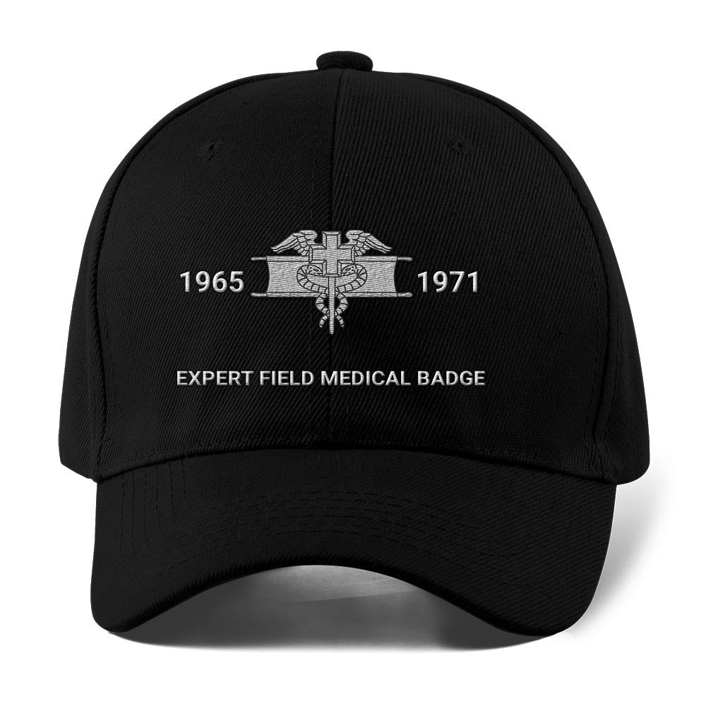 Us Army Veteran Caps, Customized Expert Field Medical Embroidered Cap, Embroidered Dad Hat