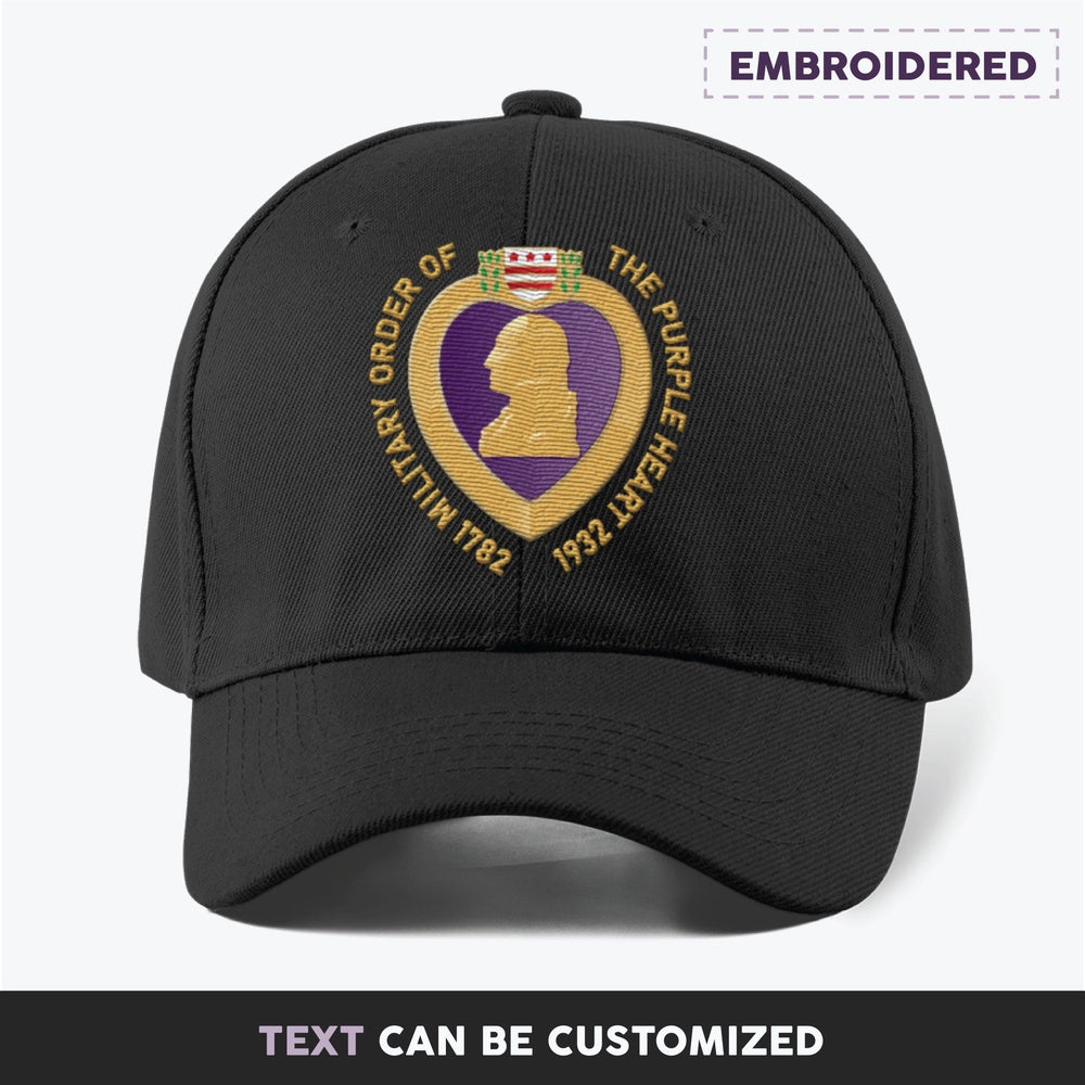 Us Army Veteran Caps, Customized  Military Order Of The Purple Heart Embroidered Cap, Embroidered Dad Hat