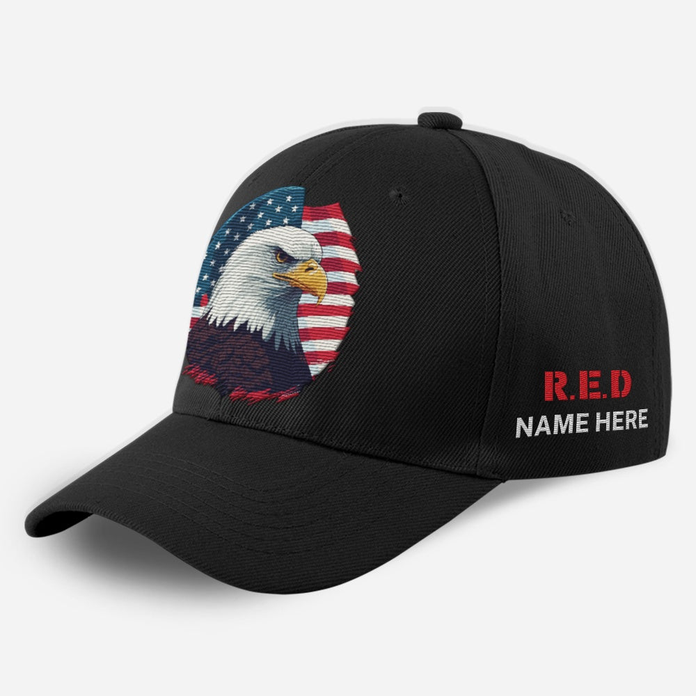 Us Army Veteran Caps, Customized  Red Friday On Friday Embroidered Cap, Embroidered Dad Hat
