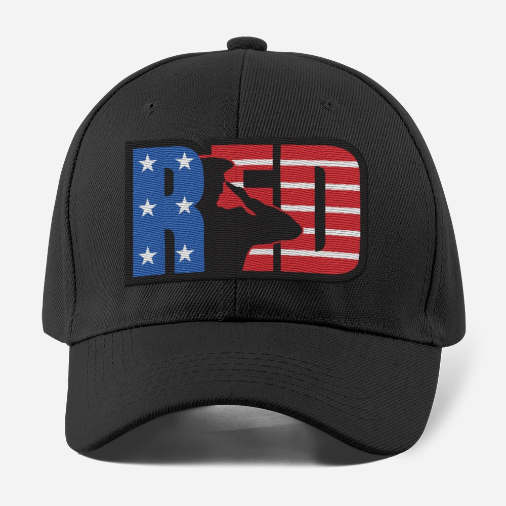 Us Army Veteran Caps, Customized  Red Friday Remember Everyone Deployed Flag American Embroidered Cap, Embroidered Dad Hat