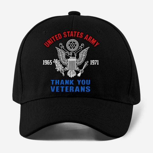 Us Army Veteran Caps, Customized  Thank You Veterans Honoring All Who Served Embroidered Cap, Embroidered Dad Hat