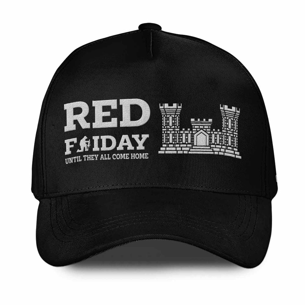 Us Army Veteran Caps, Customized  US Army Branches Red Friday Until They All Come Home Embroidered Cap, Embroidered Dad Hat