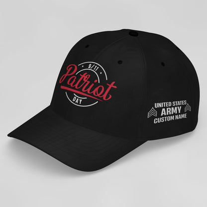 Us Army Veteran Caps, Customized  US Army Never Forget Patriot Day 911 Embroidered Cap, Embroidered Dad Hat