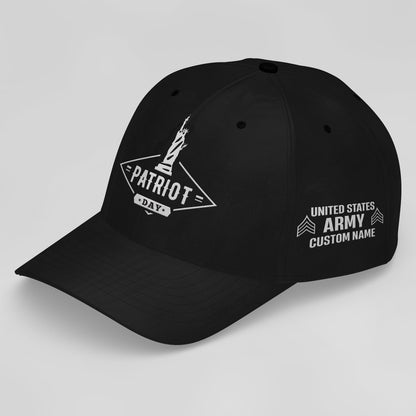 Us Army Veteran Caps, Customized  US Army Never Forget Patriot Day Embroidered Cap, Embroidered Dad Hat