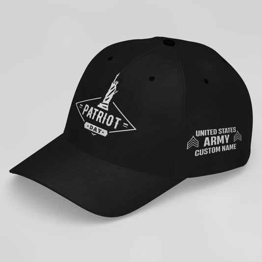 Us Army Veteran Caps, Customized  US Army Never Forget Patriot Day Embroidered Cap, Embroidered Dad Hat
