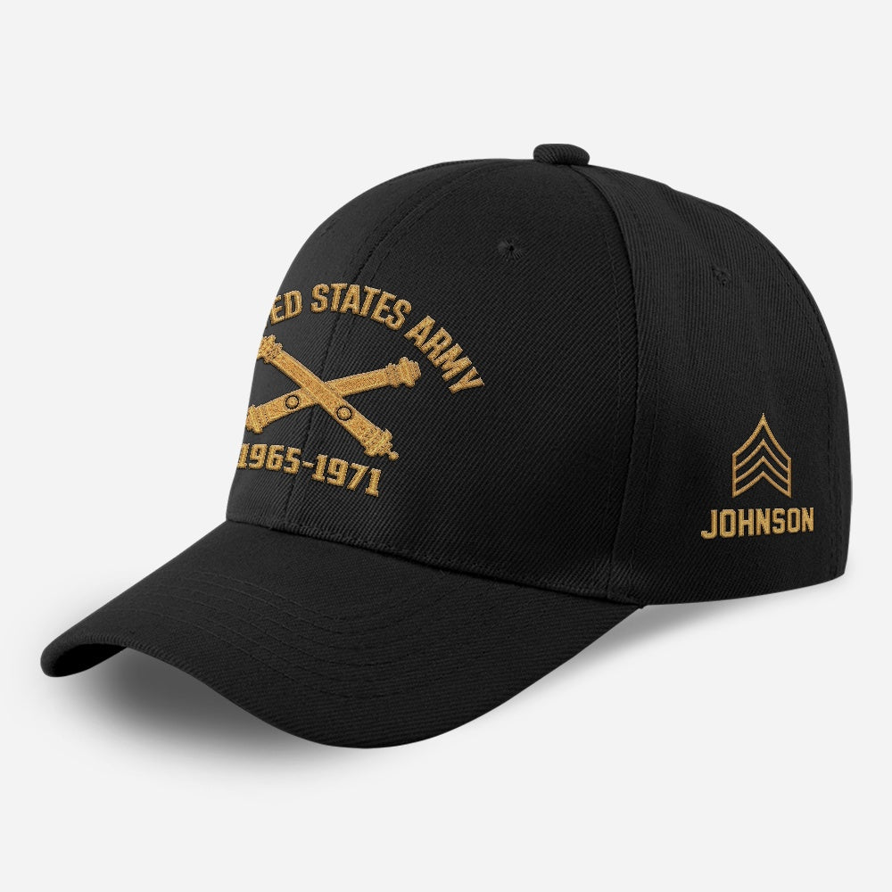 Us Army Veteran Caps, Customized  US Veteran Army Branches Of Service Embroidered Cap, Embroidered Dad Hat