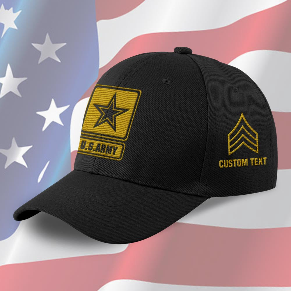 Us Army Veteran Caps, Customized  US Veteran Army Proudly Served Embroidered Cap, Embroidered Dad Hat