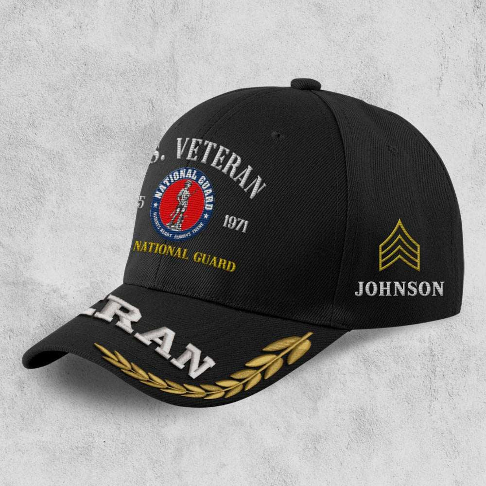 Us Army Veteran Caps, Customized  US Veteran Other Branches Embroidered Cap, Embroidered Dad Hat