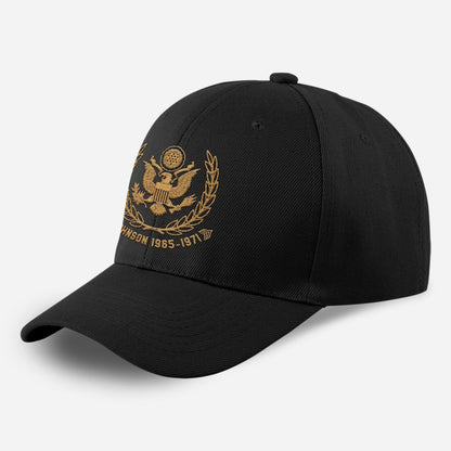 Us Army Veteran Caps, Customized  US Veteran Rank Embroidered Cap, Embroidered Dad Hat
